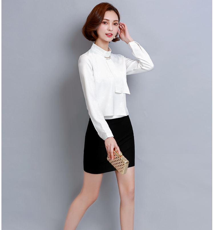 GW2174 Stylish OL Top White