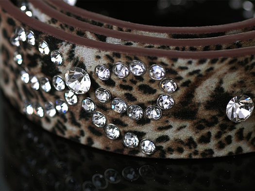 CM1430663 Fashion Leopard Diamond Belt