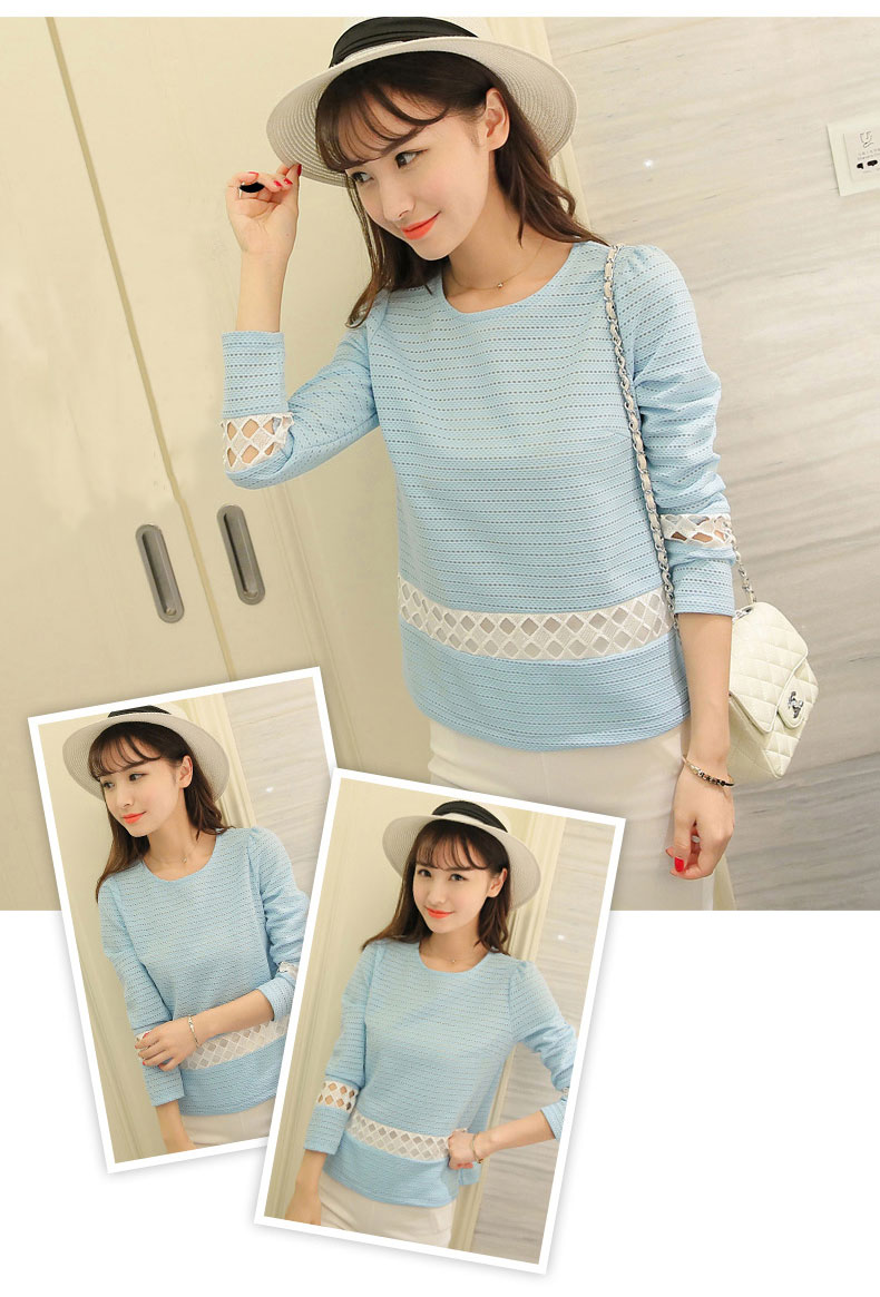 WT3860 Korea Fashion Top Blue