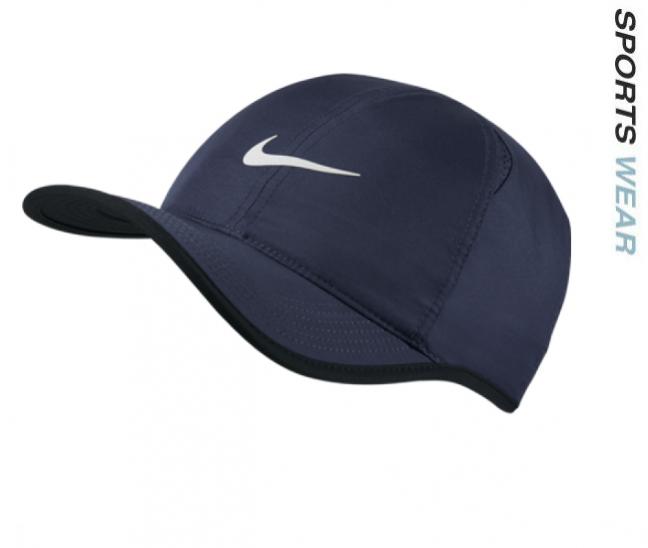 SP-502 NIKE COURT FEATHERLIGHT ADJUSTABLE TENNIS CAP NAVY