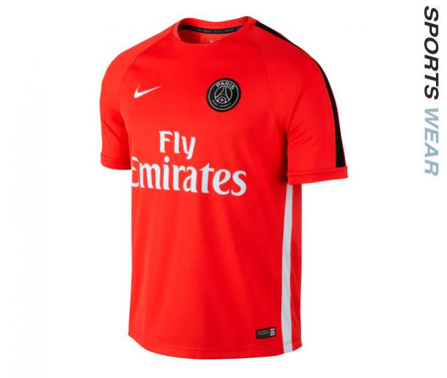 SP-515 NIKE PSG SHORT-SLEEVE TRAINING SHIRT RED