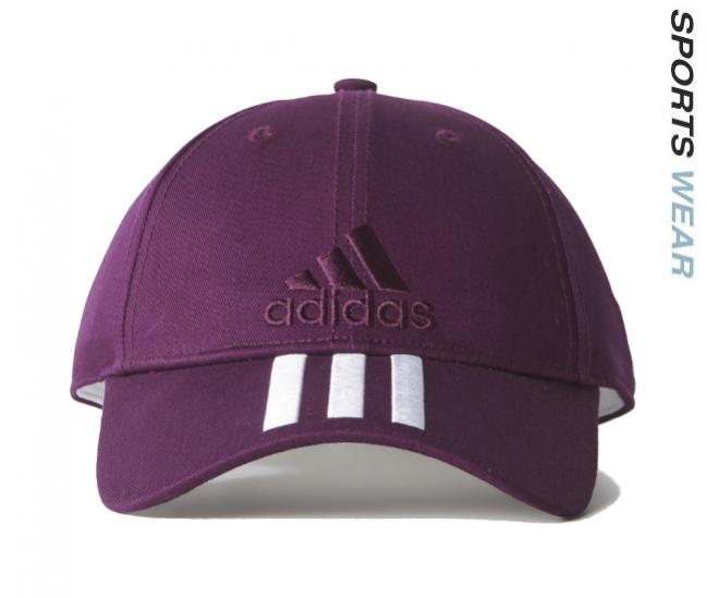 SP-522 ADIDAS TRAINING SIX-PANEL CLASSIC 3-STRIPES CAP PURPLE