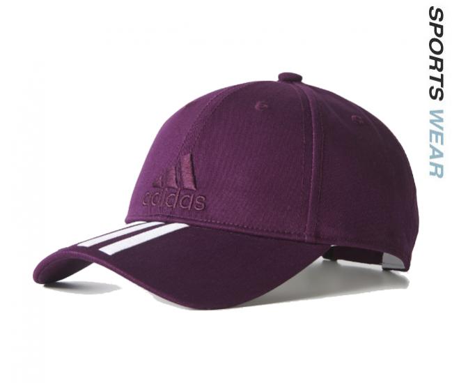 SP-522 ADIDAS TRAINING SIX-PANEL CLASSIC 3-STRIPES CAP PURPLE