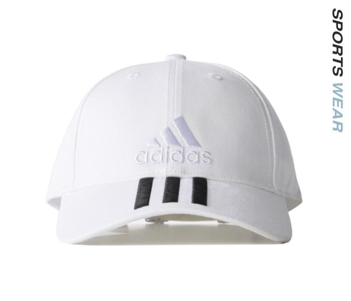 SP-527 ADIDAS TRAINING SIX-PANEL CLASSIC 3-STRIPES CAP WHITE