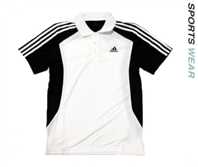 SP-531 ADIDAS 3S BACK CLC POLO SHIRT WHITE