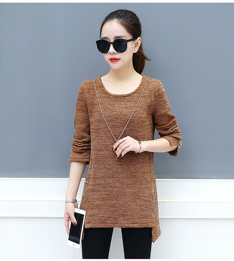 WT7602 Korea Fashion Top Khaki