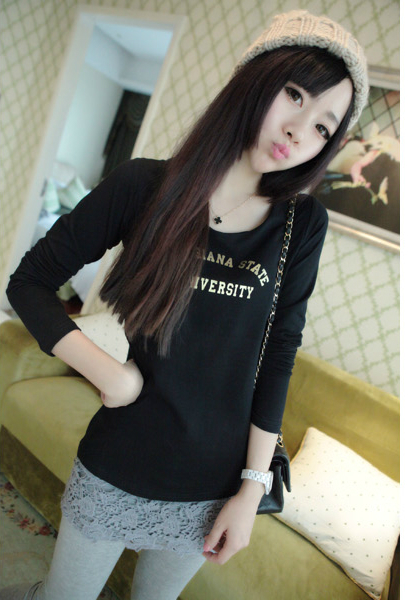 KF509 Fashion Top Black