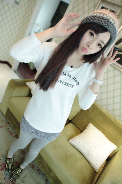 KF509 Fashion Top White