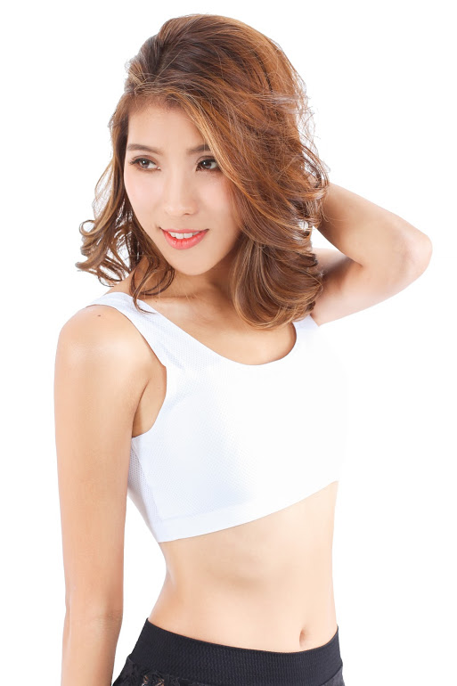 QA-290 Women Trendy Crop Top White