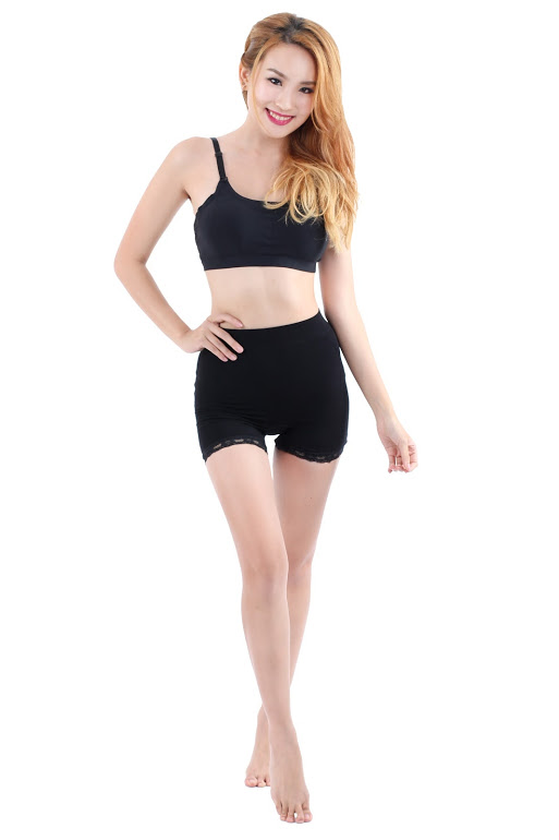 QA-291 Women Stylish Crop Top Black