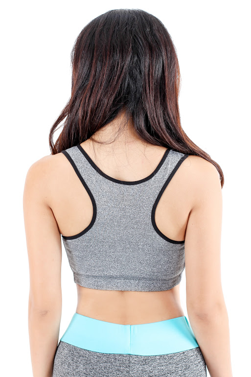 QA-293 Stylish Sport Bra Grey