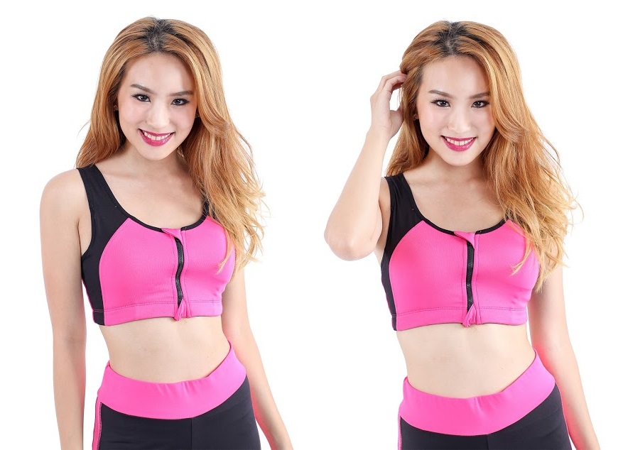 QA-293 Stylish Sport Bra Pink