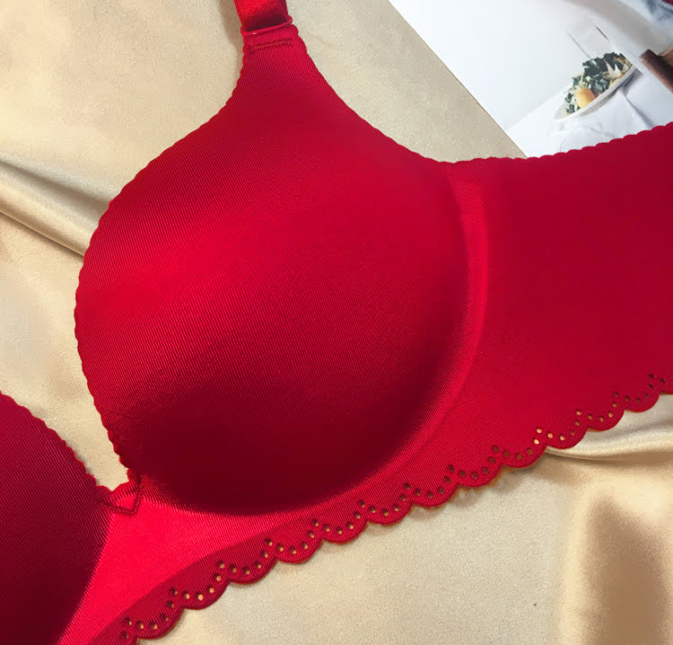 QA-297 Women Push Up Bra Red