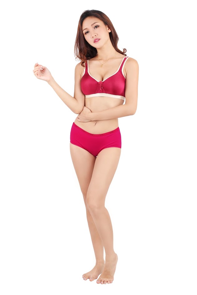 QA-301 Women Bra Maroon 