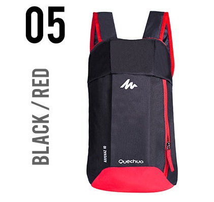 QA-304 Trendy Backpack Black Red