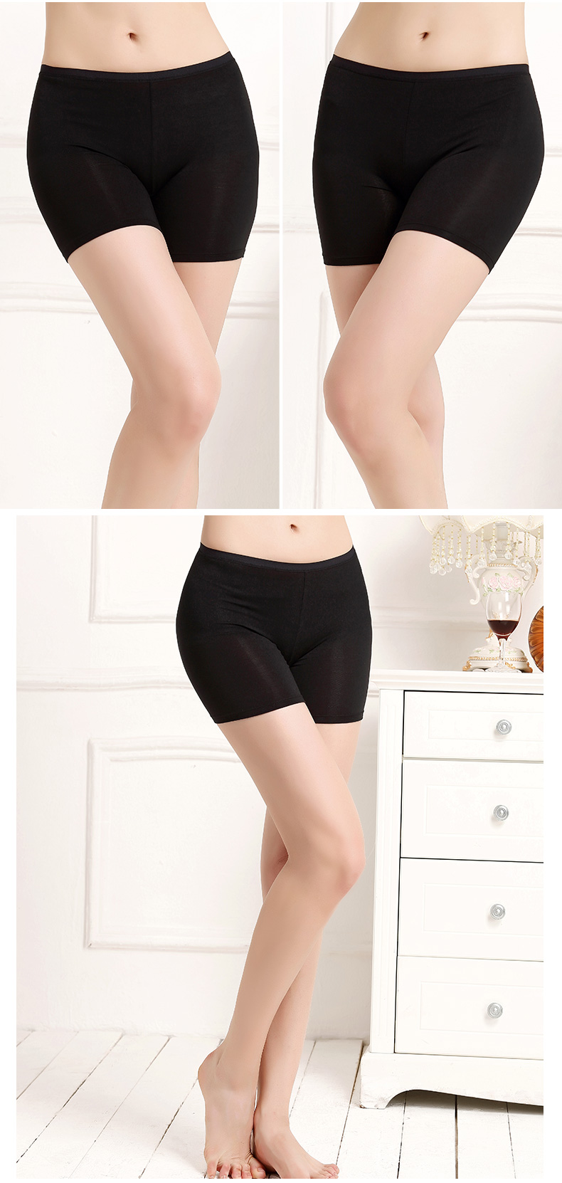 QA-306 Women Seamless Pants Black