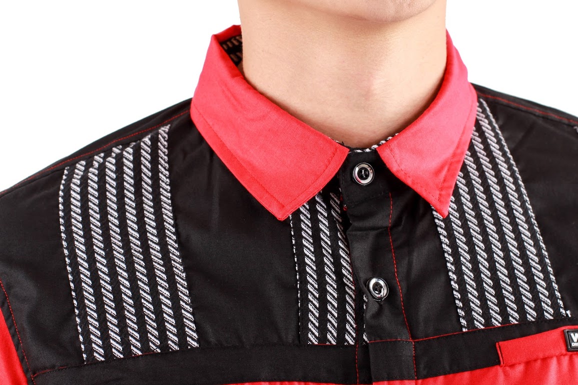 QA-310 Men Trendy Fashion Shirt Red