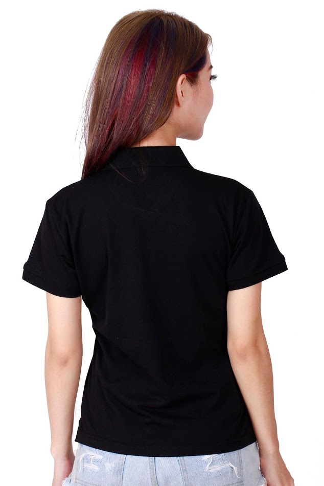 QA-311 Women Polo Shirt Black