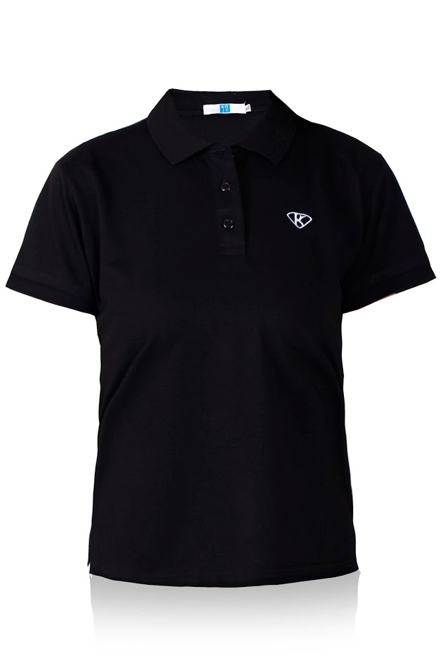 QA-311 Women Polo Shirt Black