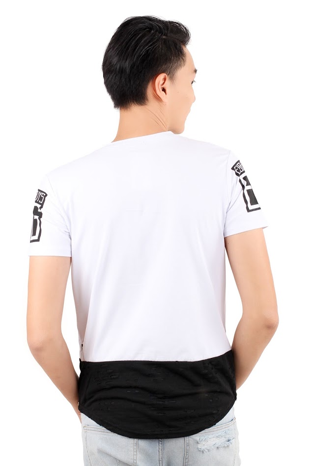 QA-322 Men Fashion T Shirt White