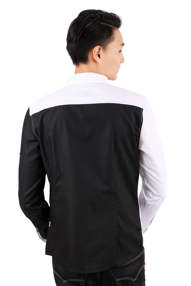 QA-323 Men Casual Shirt Black