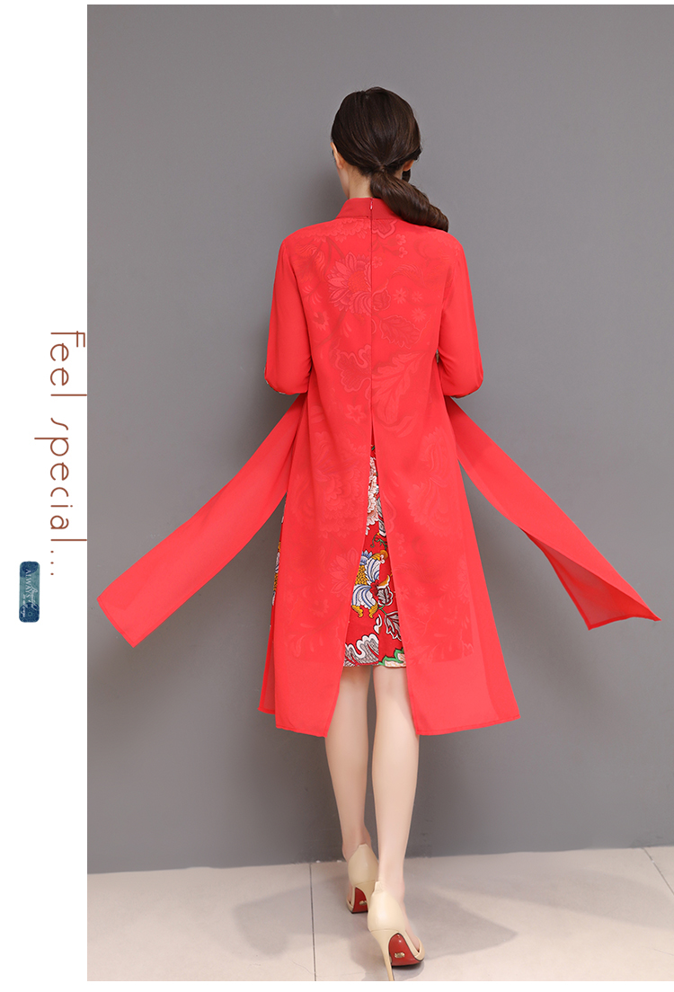 VW12205 Special Cheongsam Red