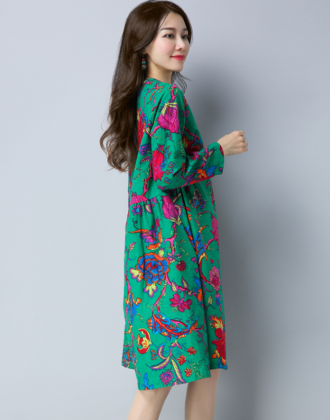 VW12216 Classic Cheongsam Green