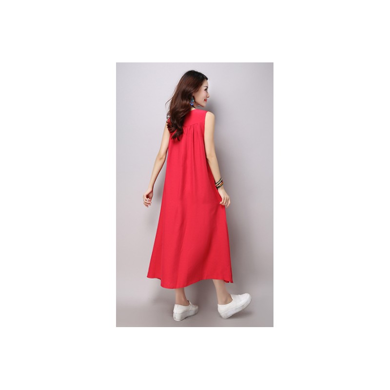 WD21041 Stylish Dress Red