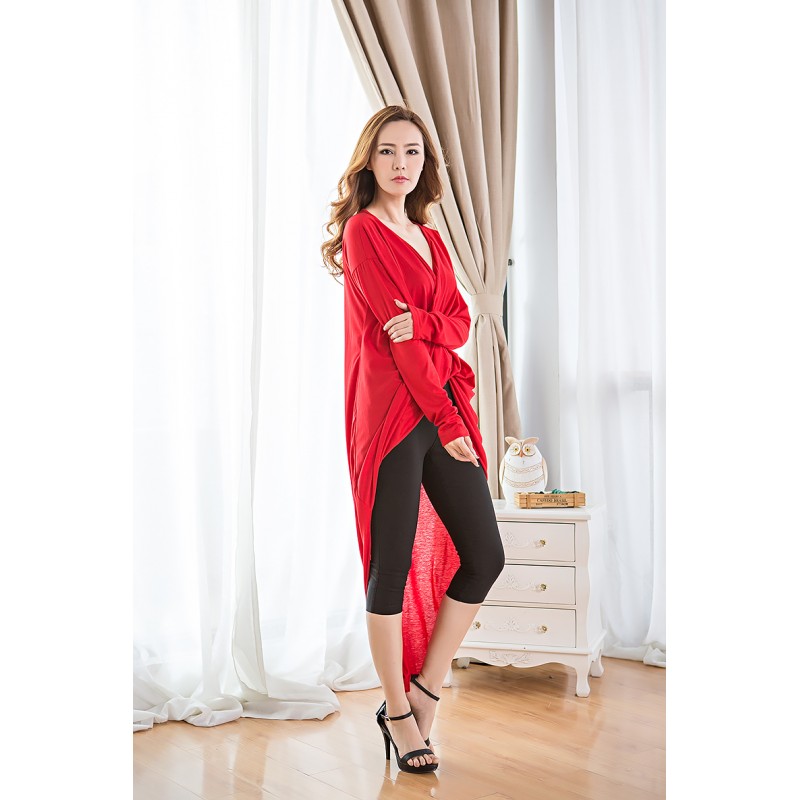 WT21053 Stylish Top Red