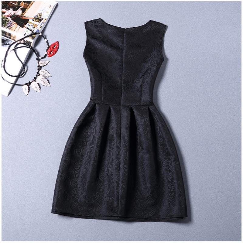 WD21058 Pretty Dress Black