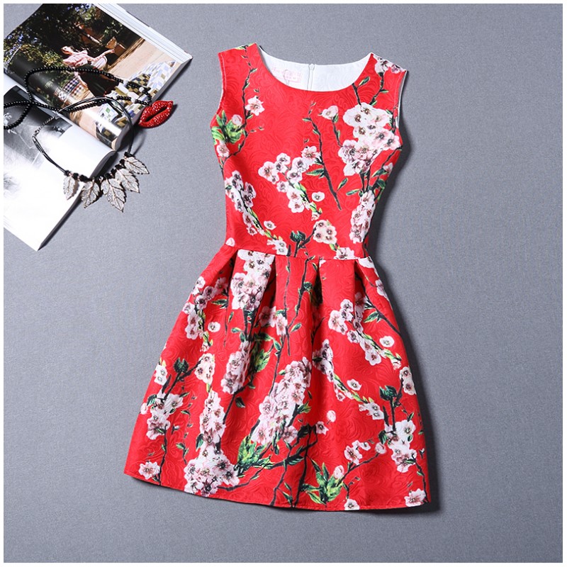 WD21059 Lovely Dress Red