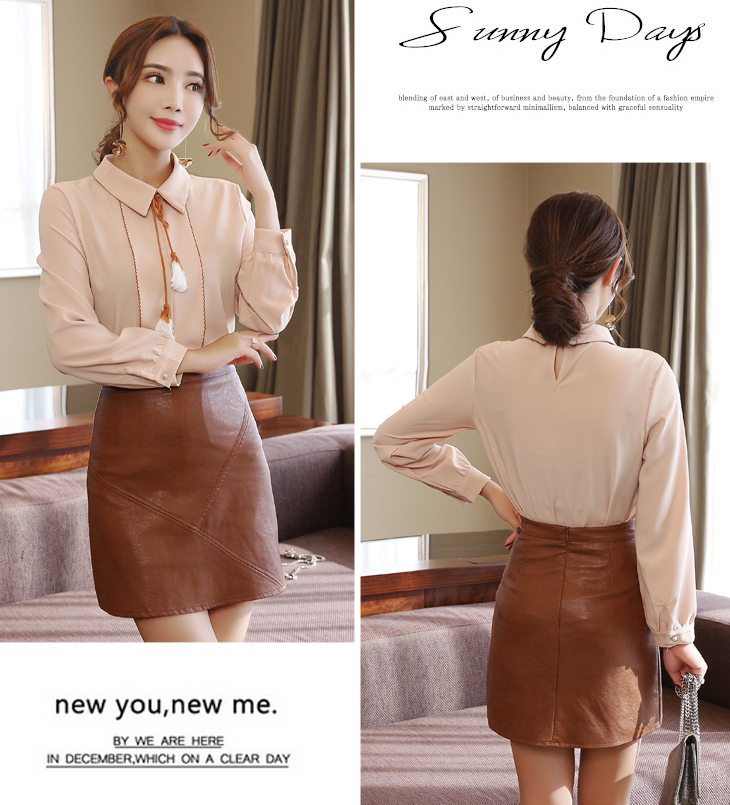 GW2198 Charming OL Top Brown