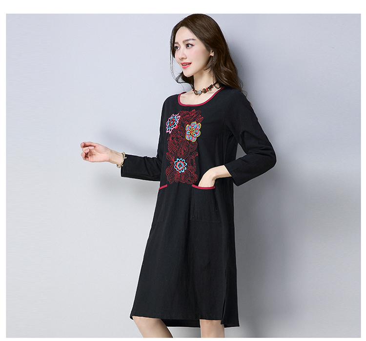 GW2209 Vintage Dress Black