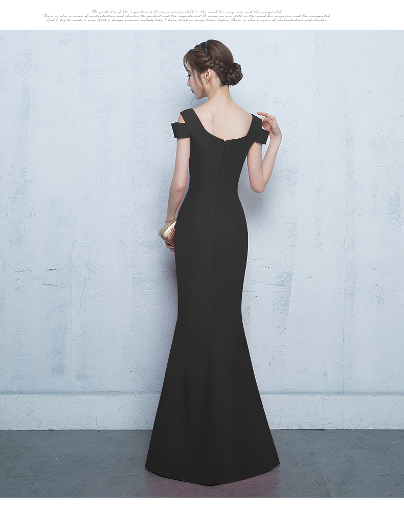 GW2210 Elegant Maxi Dress Black