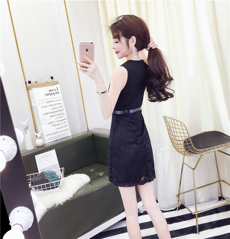 GW2211 Trendy Dress Black