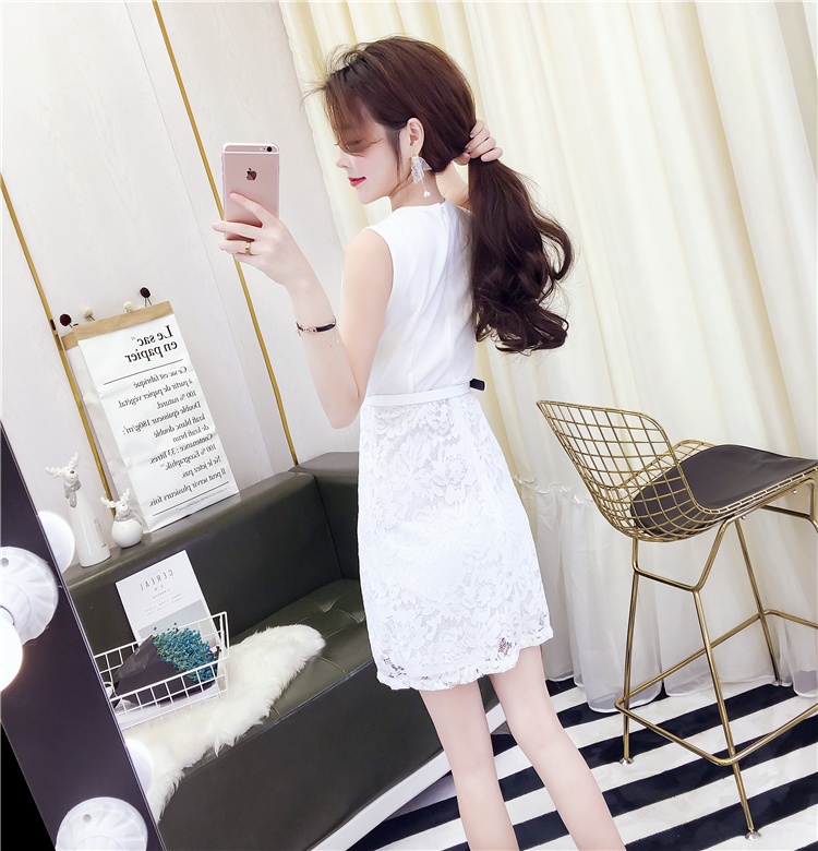 GW2211 Trendy Dress White