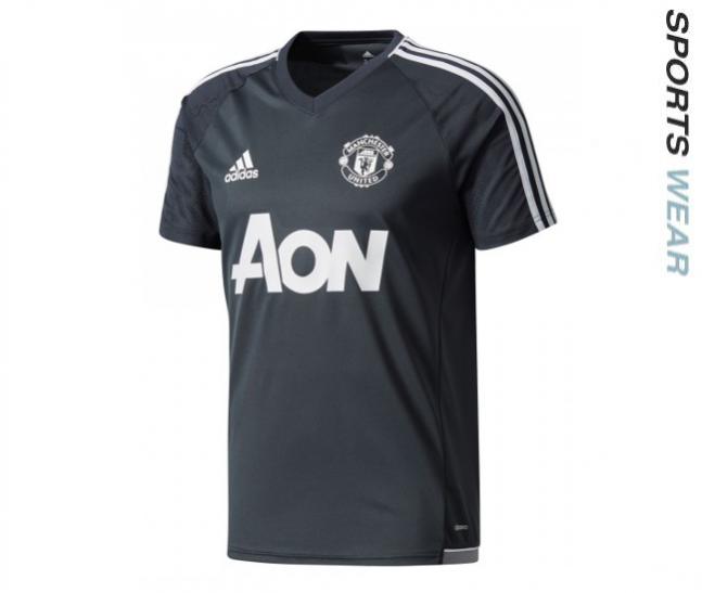 SP-566 ADIDAS MANCHESTER UNITED TRAINING JERSEY DARK GREY