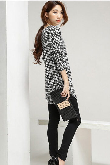 KF541 Lovely Long Sleeved Top Black