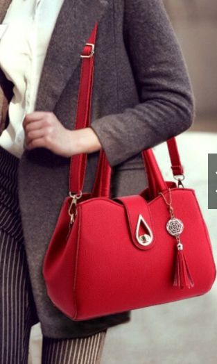 KW80196 Women Luxury Handbag Red