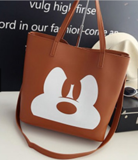 KW80198 Cute Mickey Bag Brown