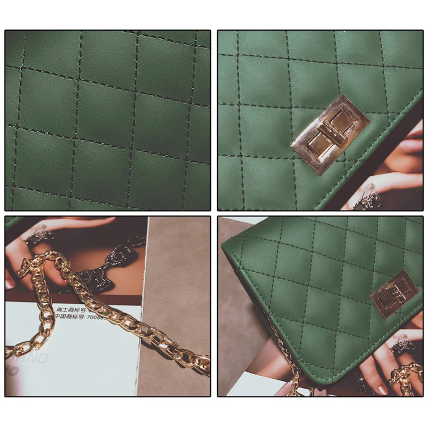 KW80208 Casual Women Sling Bag Green