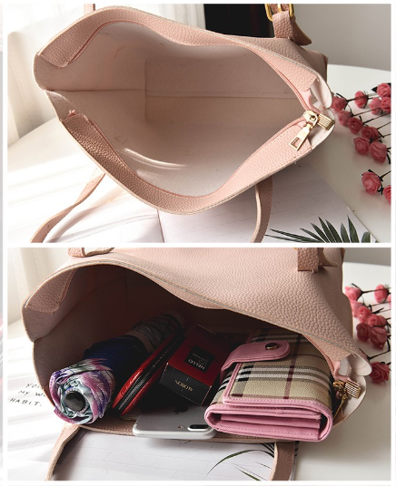 KW80219 Women 4 In 1 Handbag Pink