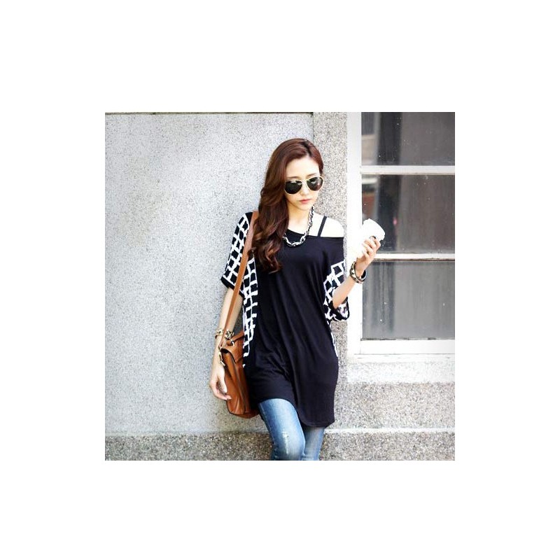 WT21131 Stylish Top Black