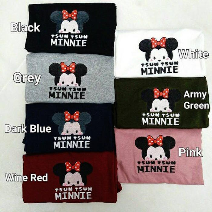 TS5001 Minnie Top Black