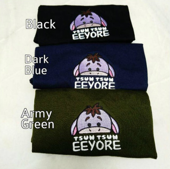 TS5002 Eeyore Top Black