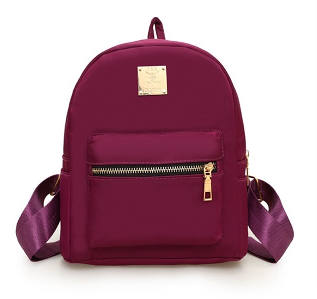 KW80229 Trendy Backpack Dark Purple