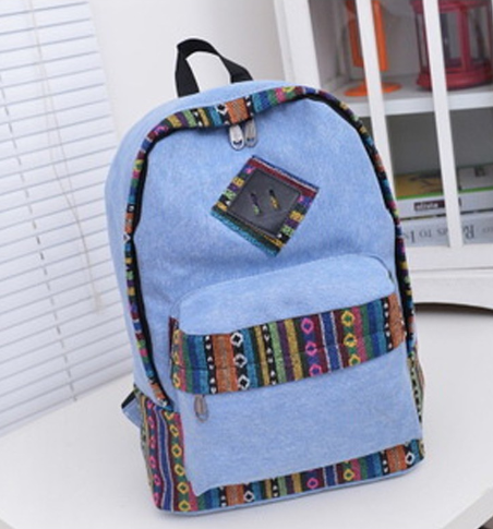 KW80231 Stylish Ladies Backpack Blue