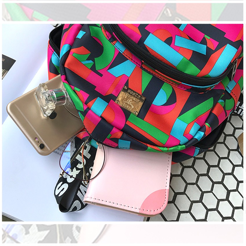 KW80235 Ladies Stylish Backpack Mix Green