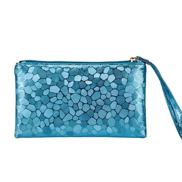 KW80246 Diamond Pouch Bag Sky Blue