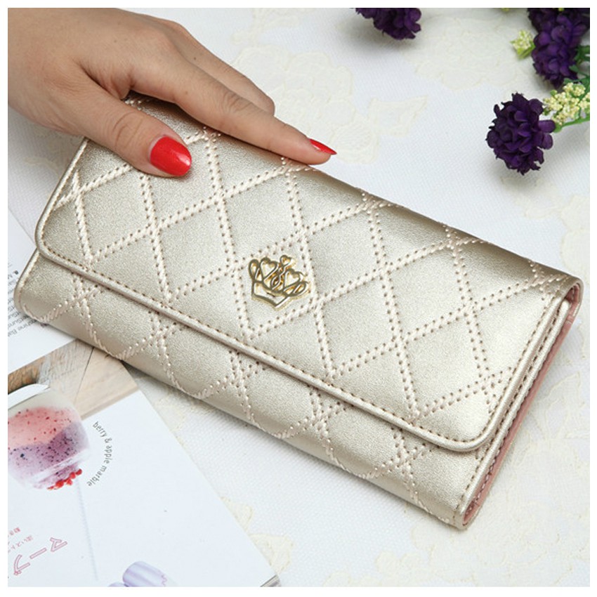 KW80254 Premium Women Purse Gold